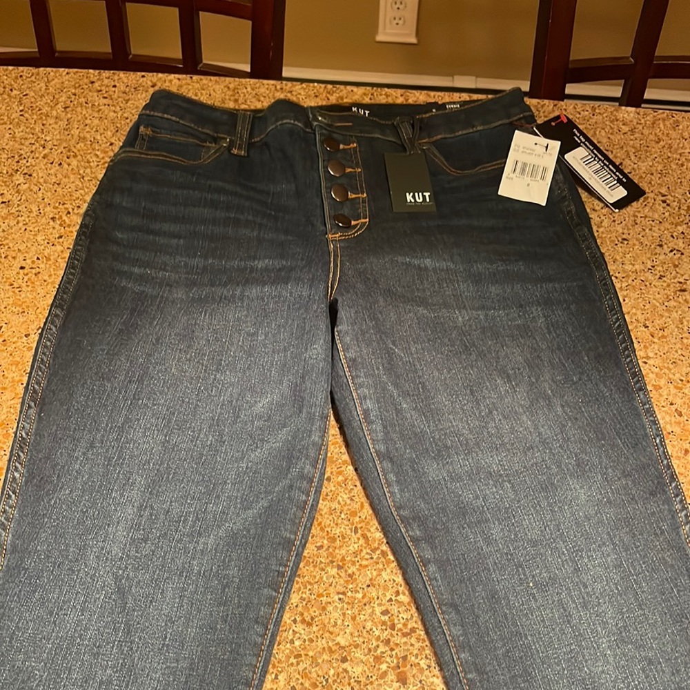 Brand new high rise straight leg jeans